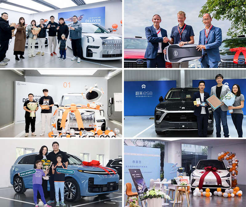 New car delivery, more than 100 new energy vehicles delivered!