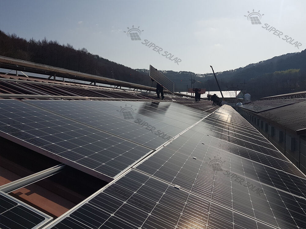 South Kore 657KW Metal roof solar power system