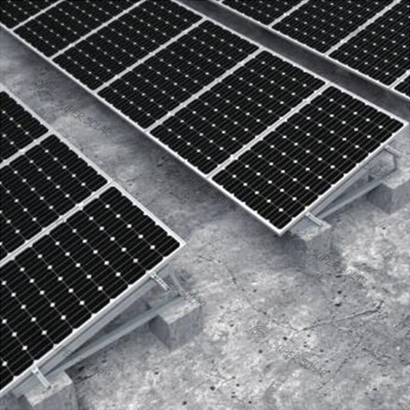 Super Solar - Fixed Tilt Solar Racking Triangle Bracket for Stable Mounting