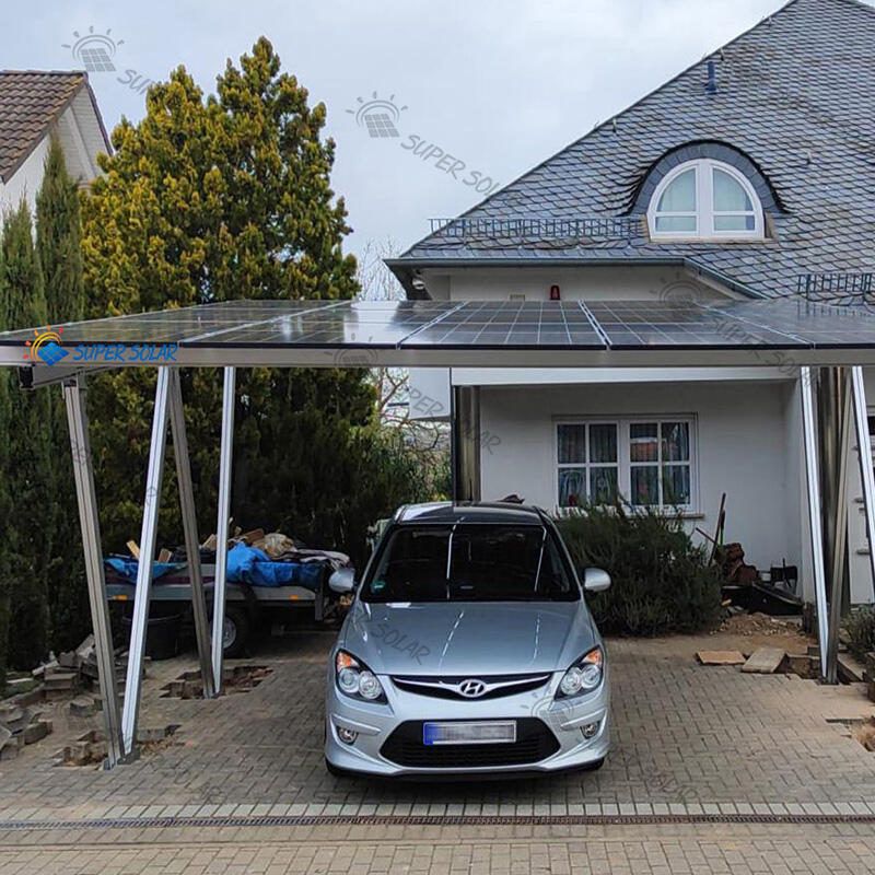 Solar powered carport PV