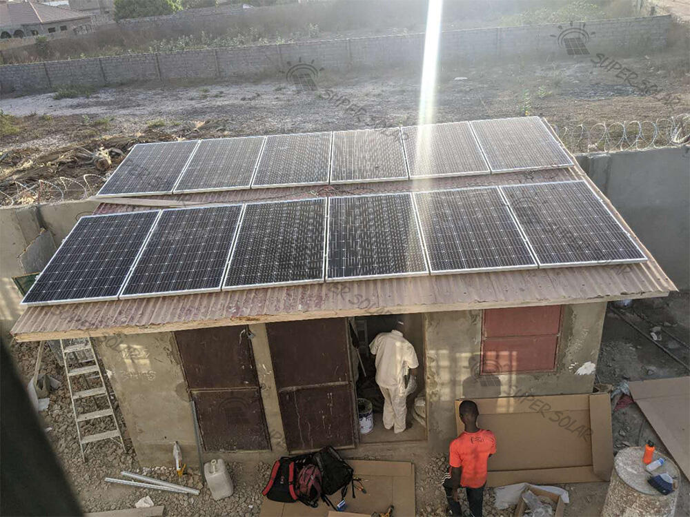 Gambia  5KW  Off-grid solar power system