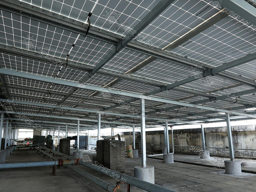 China  132KW  Roof solar power system