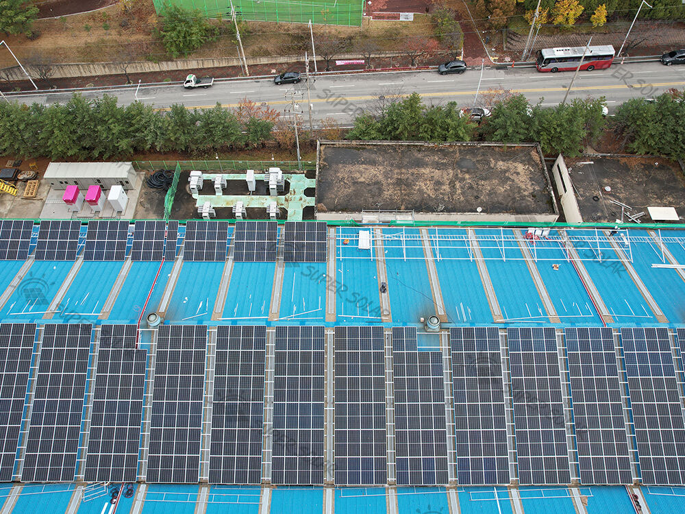 South Korea 2.5MW Metal roof solar power system