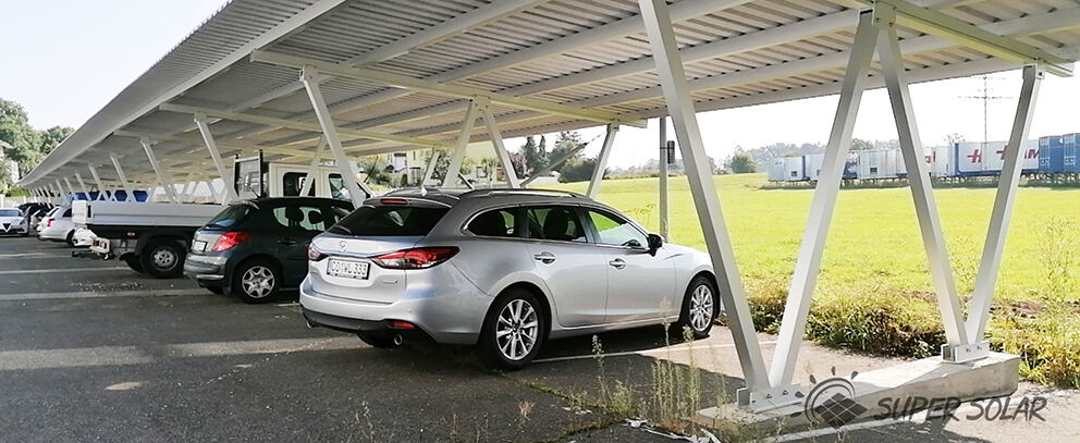 waterproof solar carport