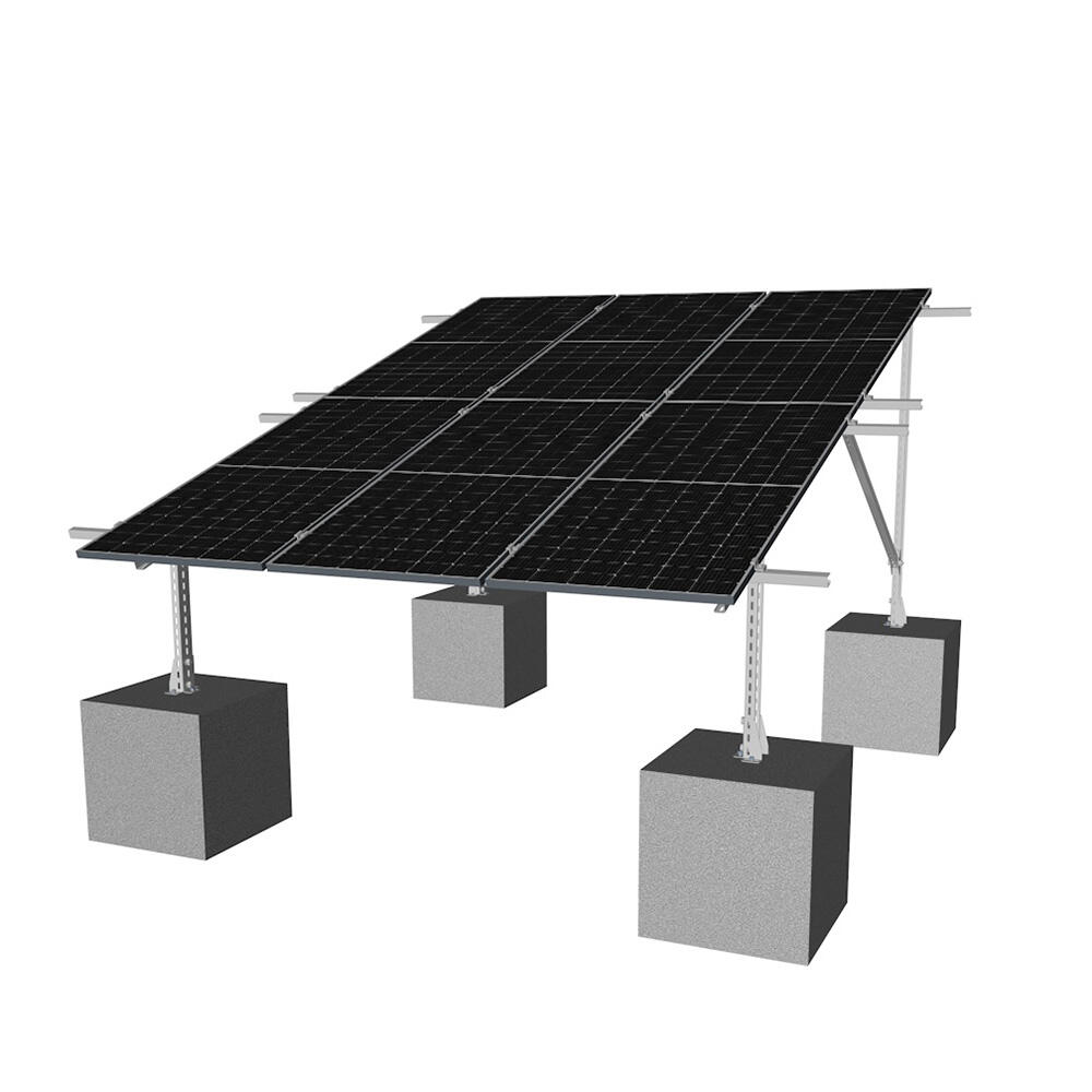 ZAM coated steel solar rack ground mount