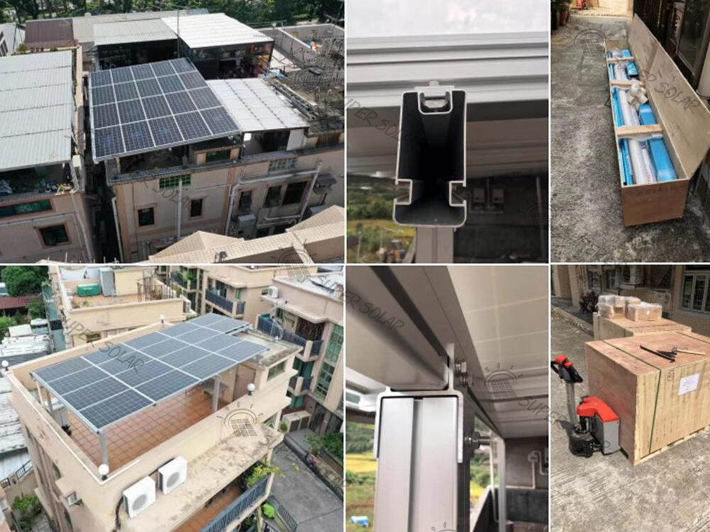 Hong Kong, CN 6.8KW Waterproof bracket solar power system