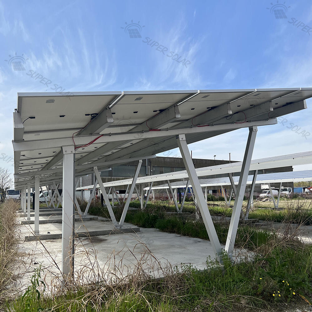 Commercial solar carports canopy