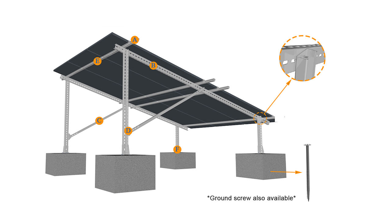 solar rack ground mount