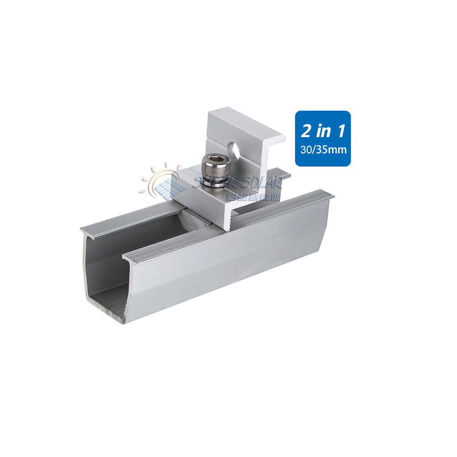 End Clamp for 30mm & 35mm Solar Module Frames