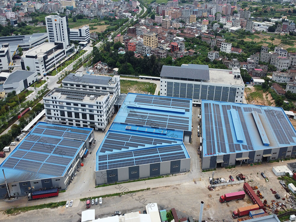 China 2.2MW  Metal roof solar power system