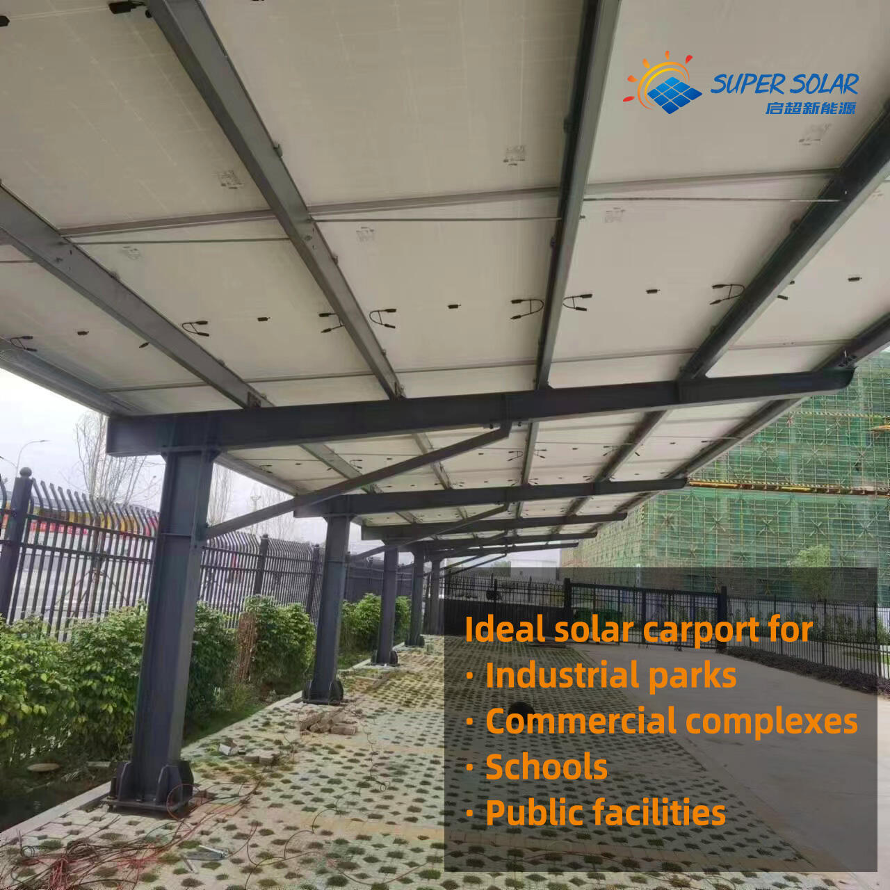 solar canopy for business parking