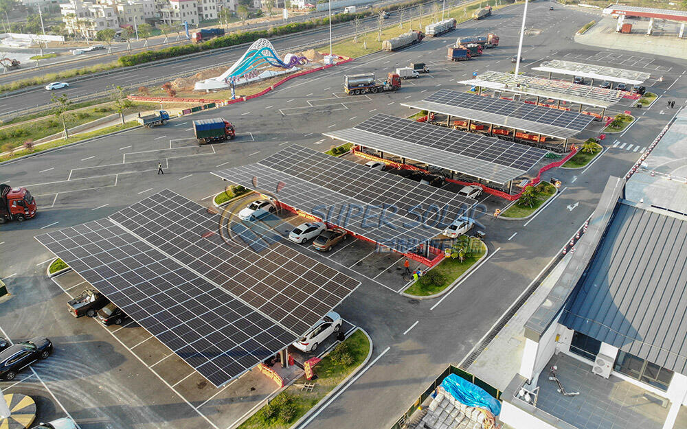 Commercial Steel Solar Carport Structures | Durable & Waterproof PV ...