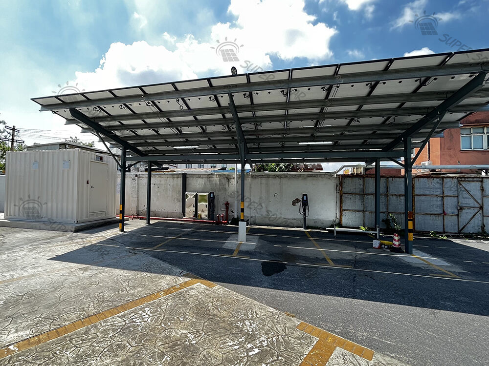 China  20KW  Light storage and charging carport project