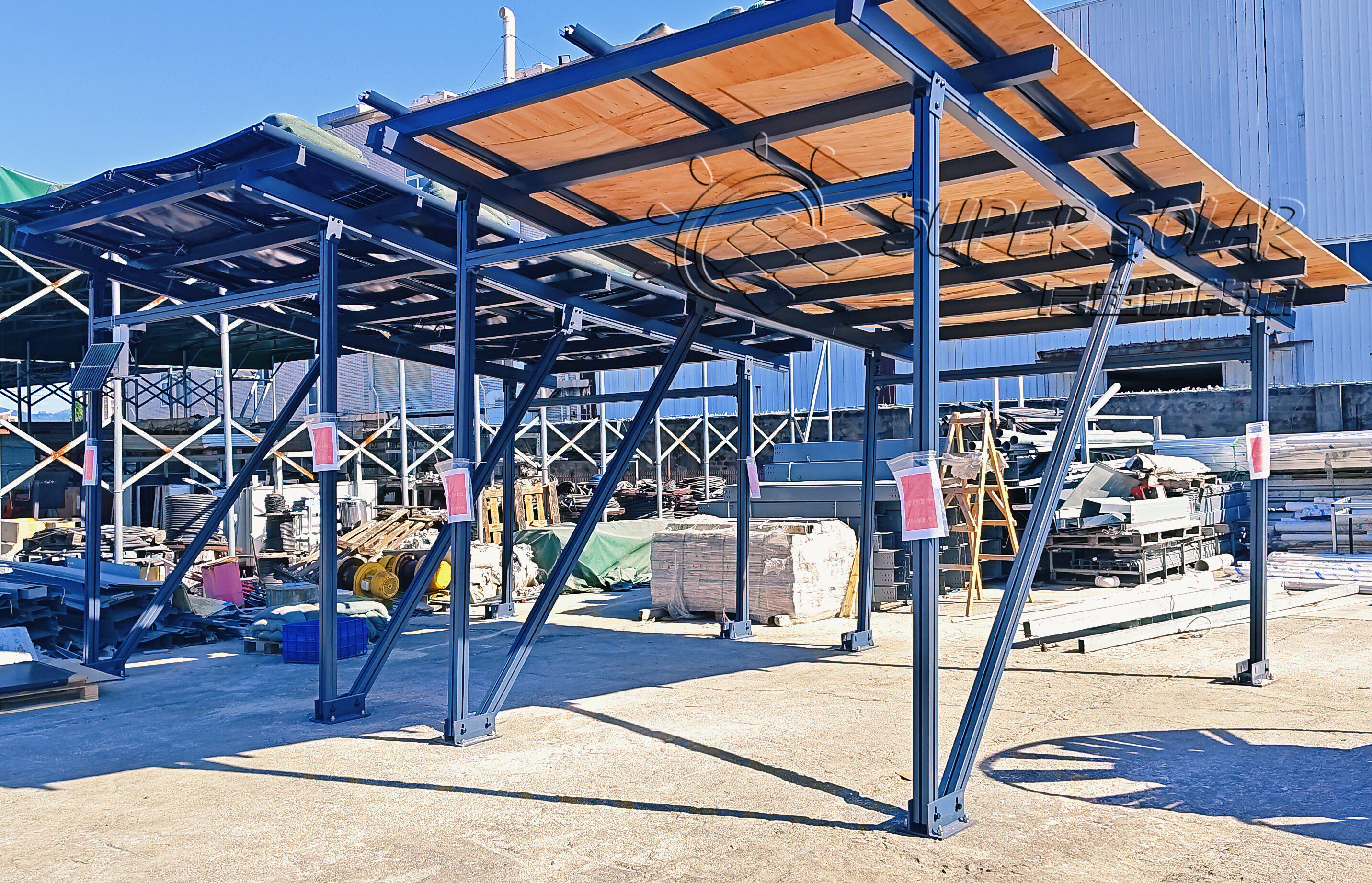 UV resistance solar carport