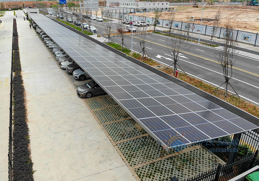 Large-Scale solar carport system