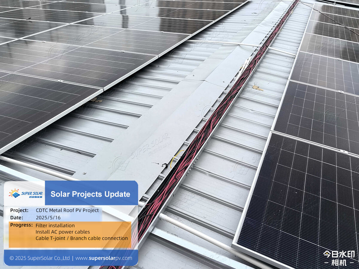 Metal Roof Solar Project | On Going Projects | Super Solar