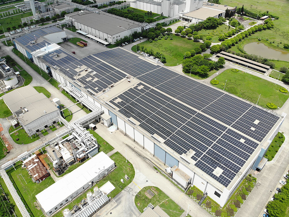 China 2.6MW Metal roof solar power system