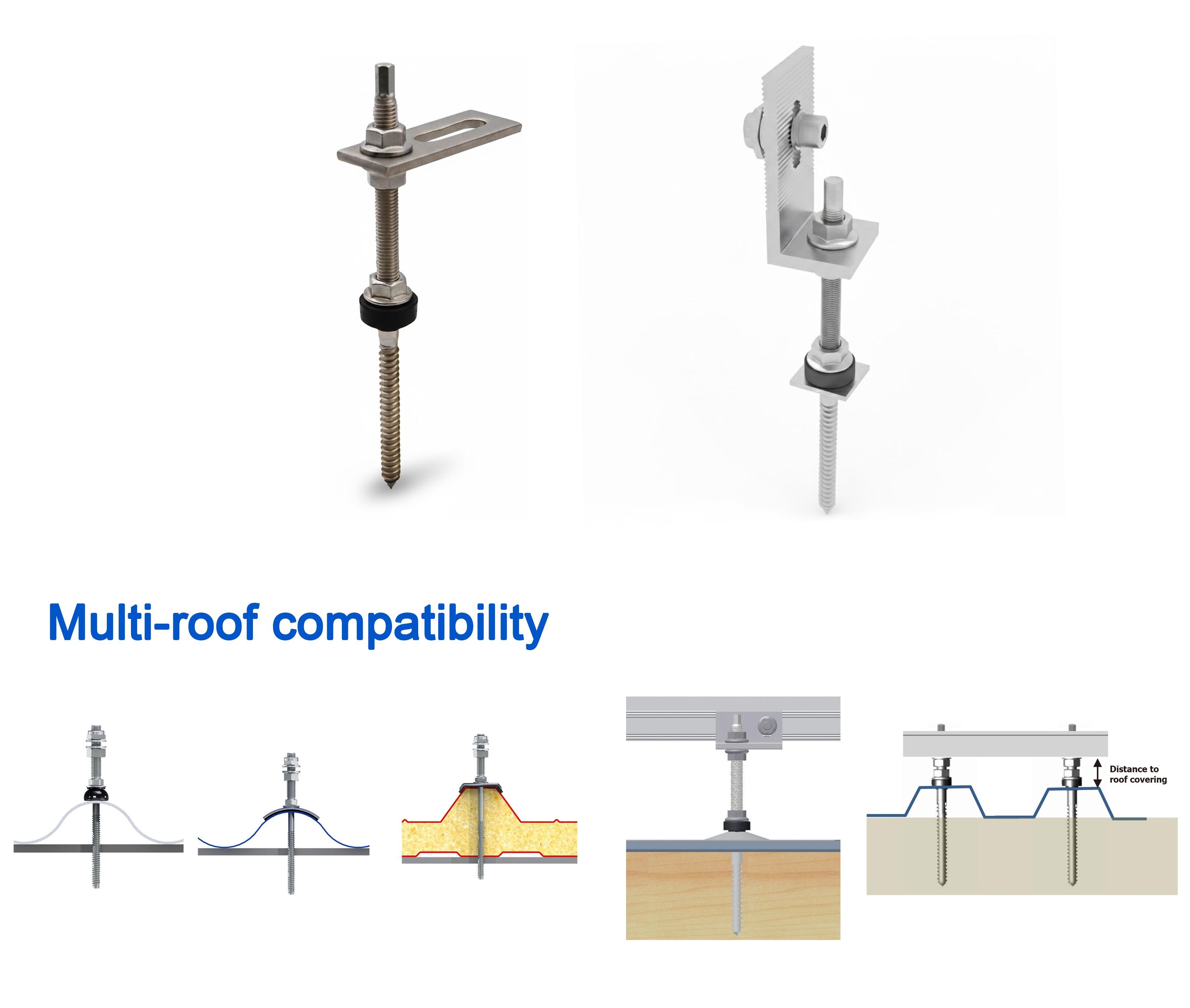 hanger bolt solar mounts