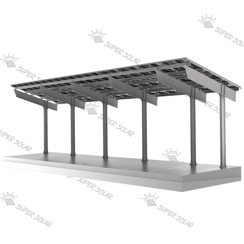 Steel solar carport commercial