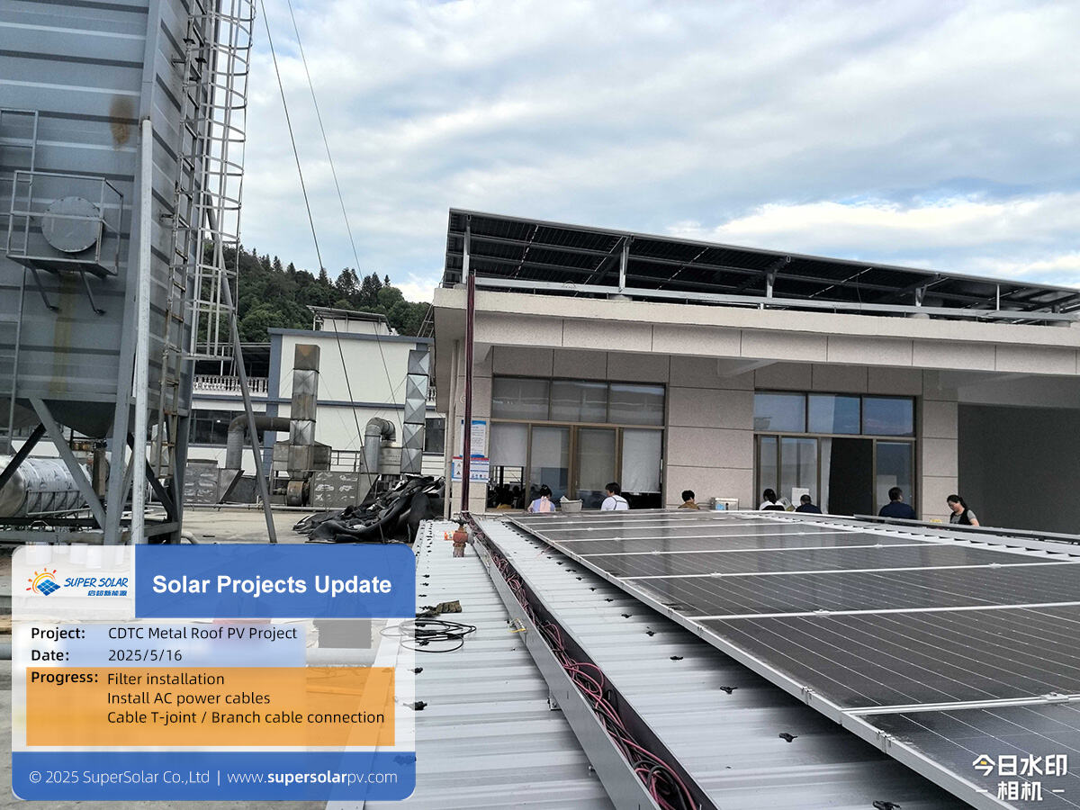 Metal Roof Solar Project | On Going Projects | Super Solar
