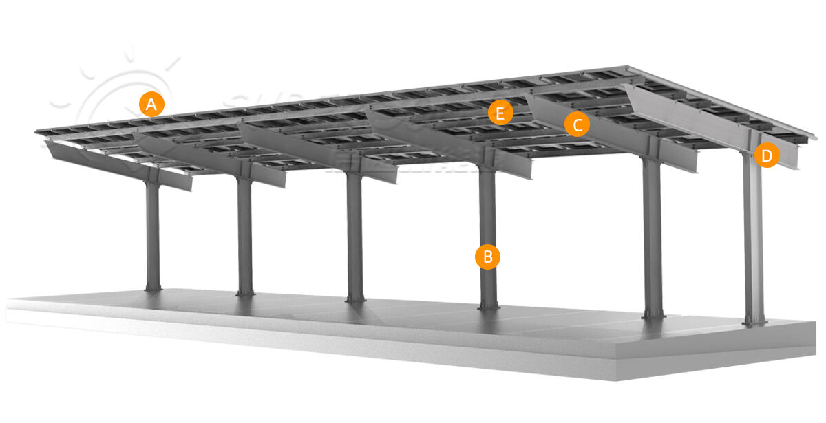 steel solar carport