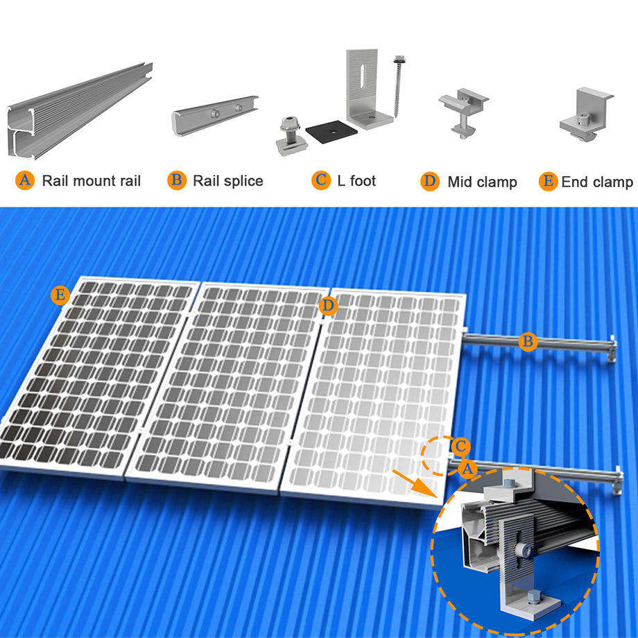 Solar Mounting Rail | Aluminum PV Mounting Rail System Manufacturer