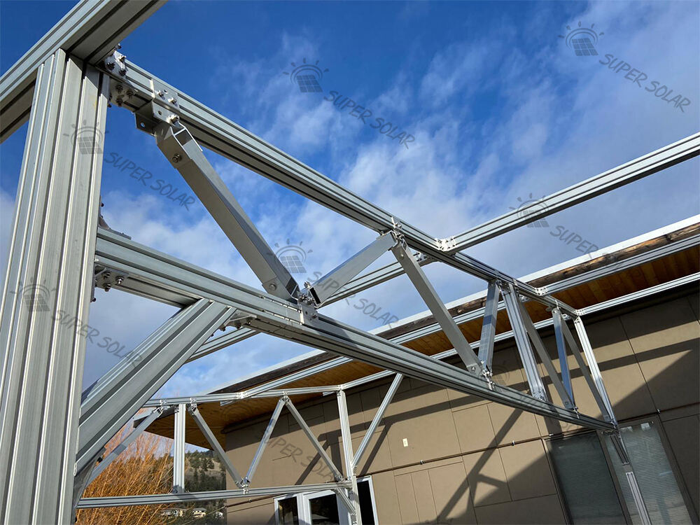 Canada  20KW  Super aluminum carport mounting