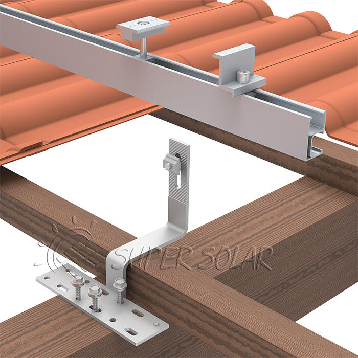 Kustom panel surya untuk atap ubin