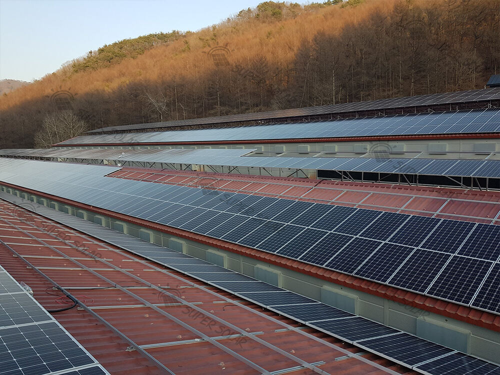 South Kore 657KW Metal roof solar power system