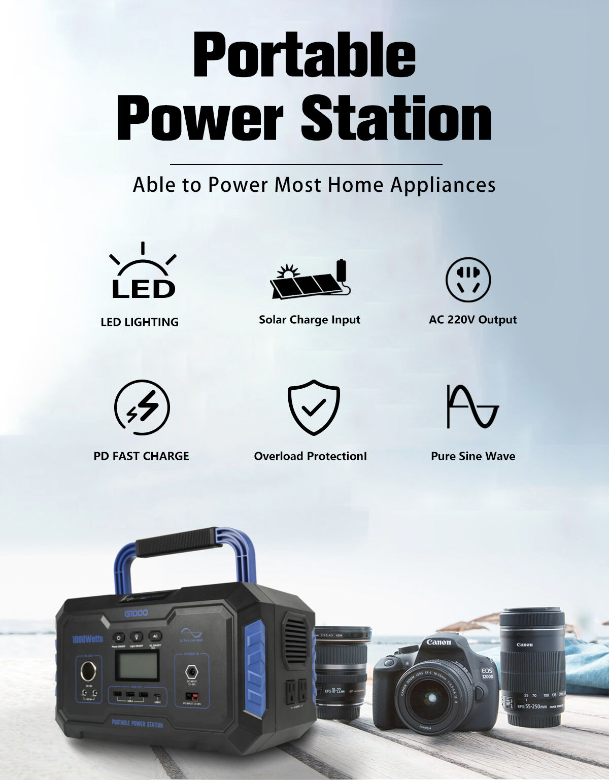 portable power station 1000w