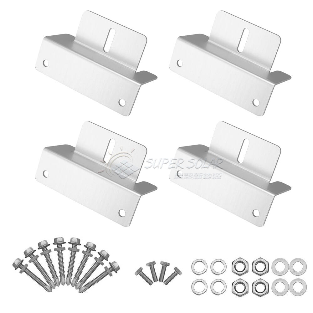 Wholesale Solar Z Brackets for DIY PV Installation | Flat Roof Solution ...