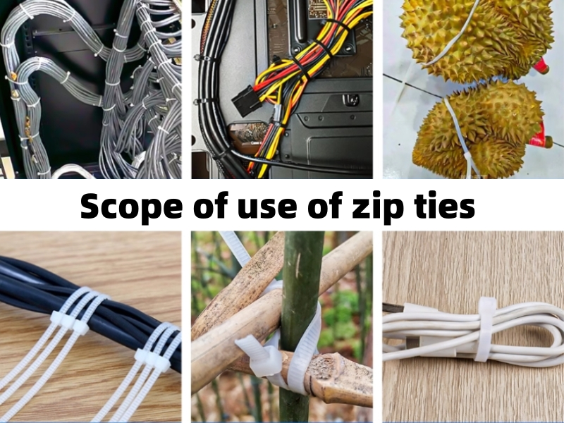 ¿Por qué se utilizan ampliamente las bridas de nailon?