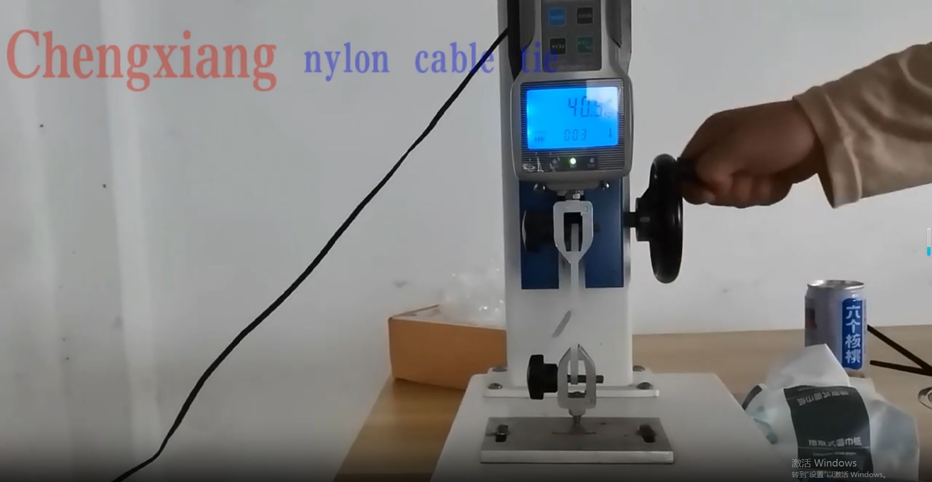 Video de pruebas de calidad del producto