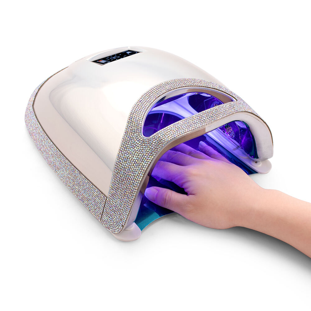 SN468 48W UV LED Nail Lamp Light Dryer for Nails Gel Polish LCD Carving Logo Cordless Gel Nail Lights Manicure Tools Home Salon Use