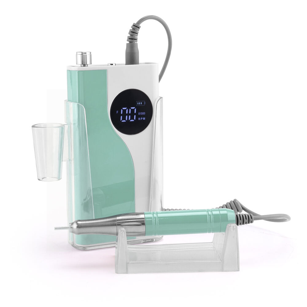 Sn370m kit de manicure sin núcleo recargable con motor para las uñas 35000rpm pulidor de manicura eléctrica pedicure herramienta para salón de belleza en el hogar OEM / ODM