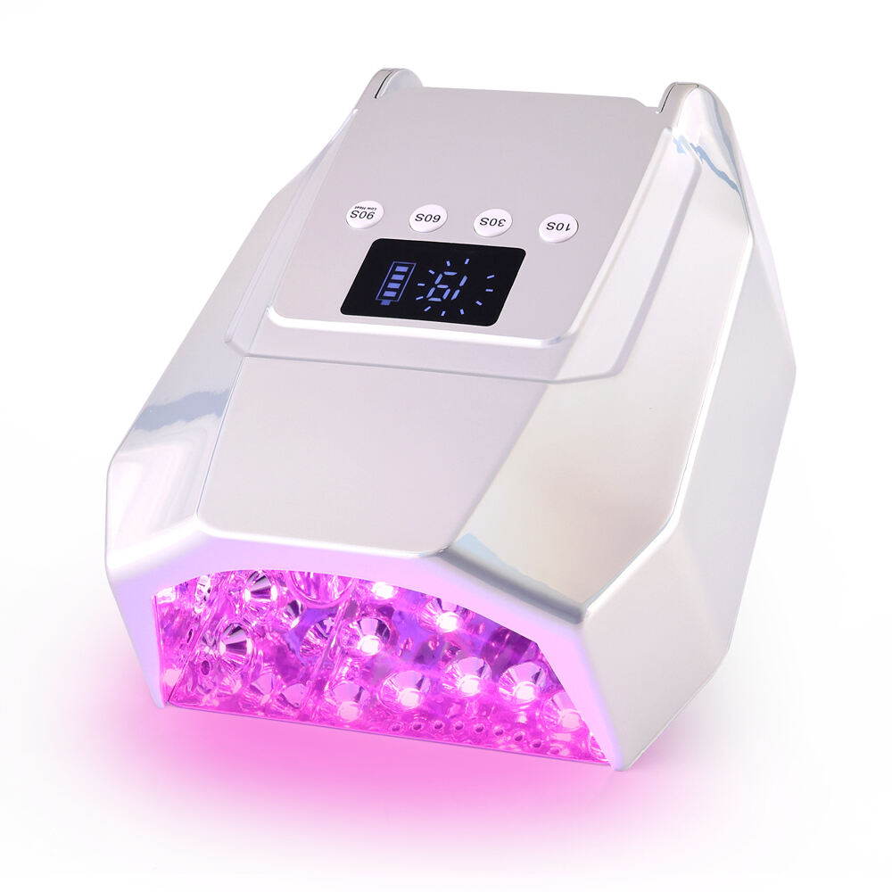 SN482 Gradient 98W UV LED Nail Lamp Light Dryer for Nails Gel Polish with 30 Beads 4 Timer Setting & LCD Touch Display Screen Auto Sensor for Salon