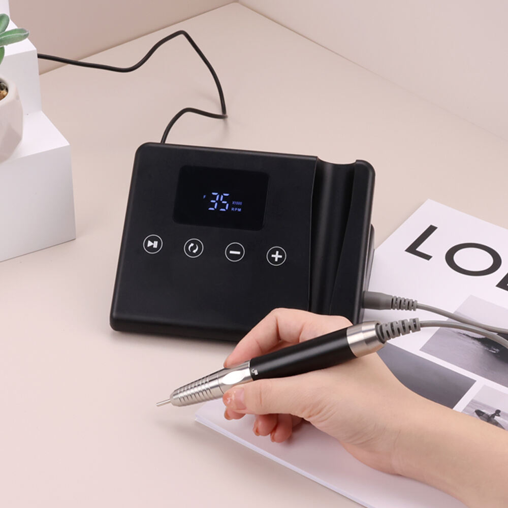 SN364 Professional Brushless Telephone Nail Drill for Acrylics 35000RPM Electric Rechargeable Nail File Salon Manicure Pedicure