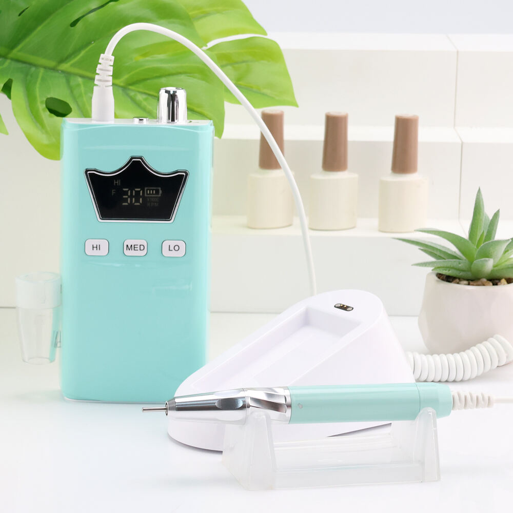 SN367S Crown Brusløs Elektrisk Nageldremmel med 3 Gears Hastighetsjustering Professional Portable 35000 RPM Elektrisk Nageldremmel Maskin