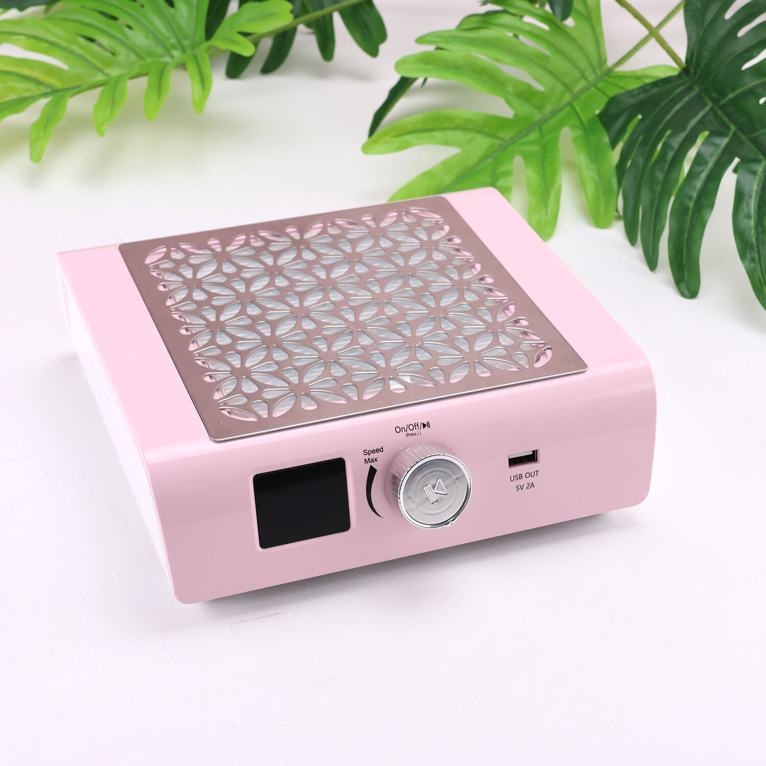 SN322 Nail Dust Collector with Reusable Filter Powerful Vacuum Fan Vent Dust Collector Extractor for Manicure Acrylic Gel Nail Polish