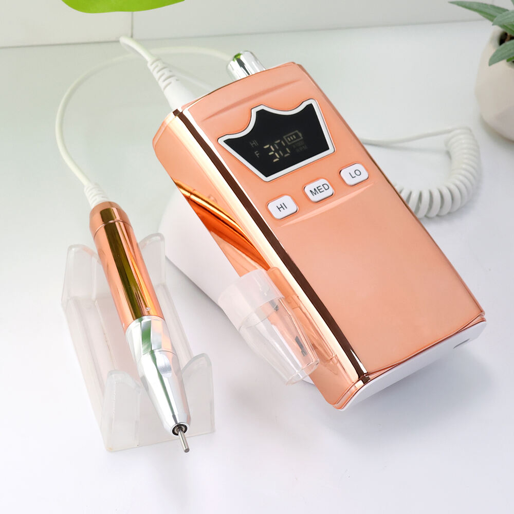 SN367S Crown Brusløs Elektrisk Nageldremmel med 3 Gears Hastighetsjustering Professional Portable 35000 RPM Elektrisk Nageldremmel Maskin