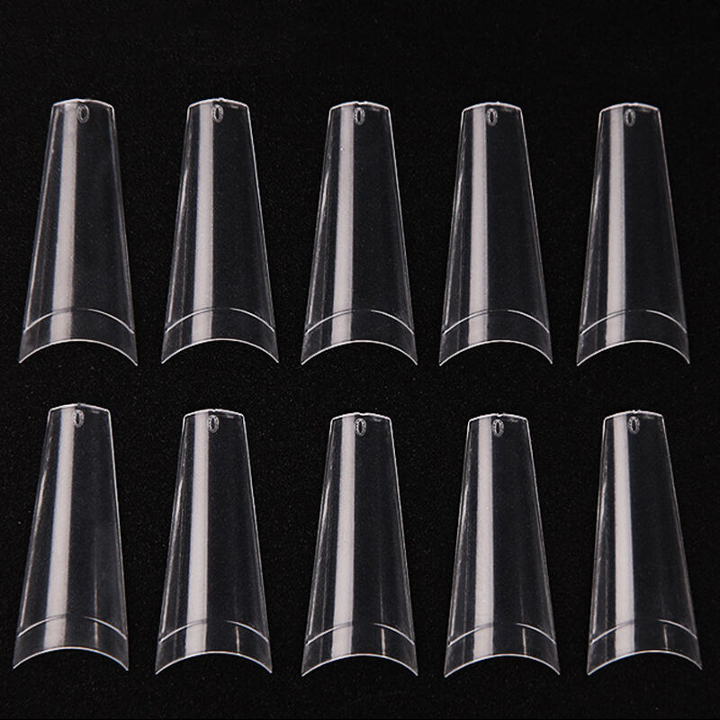 500pcs Half Cover Clear or Nature Color French Acrylic False Nail Tips #FN12 