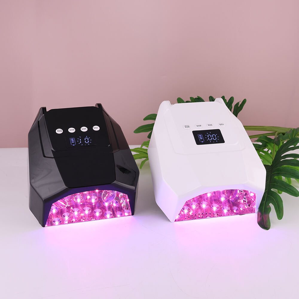 SN482 Gradient 98W UV LED Nail Lamp Light Dryer for Nails Gel Polish with 30 Beads 4 Timer Setting & LCD Touch Display Screen Auto Sensor for Salon