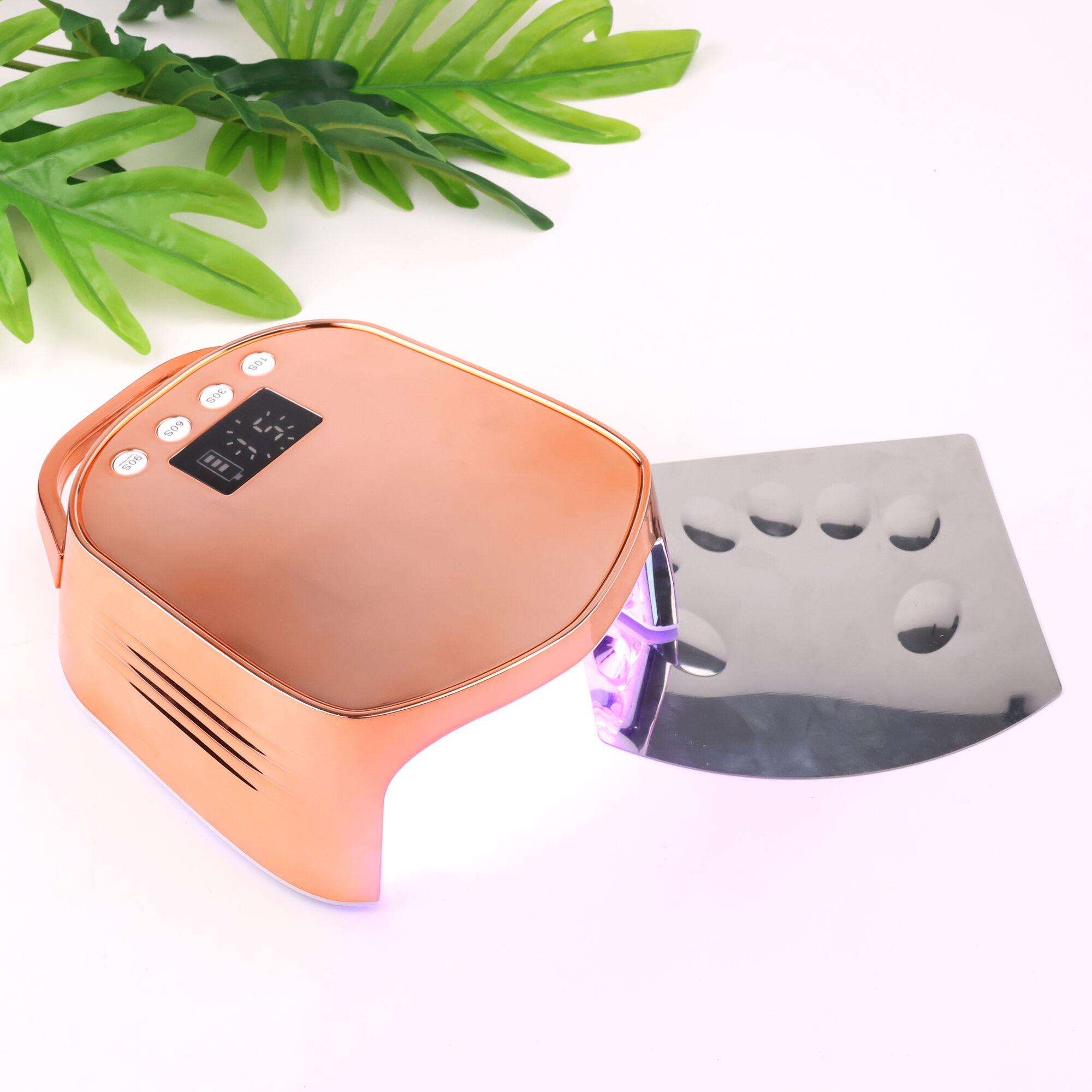 SN481 Professional Portable 96W Cordless Nail Lamp Curing Lamp for Gel Nails Rechargeable Nail Polish Machine for Salon or Home