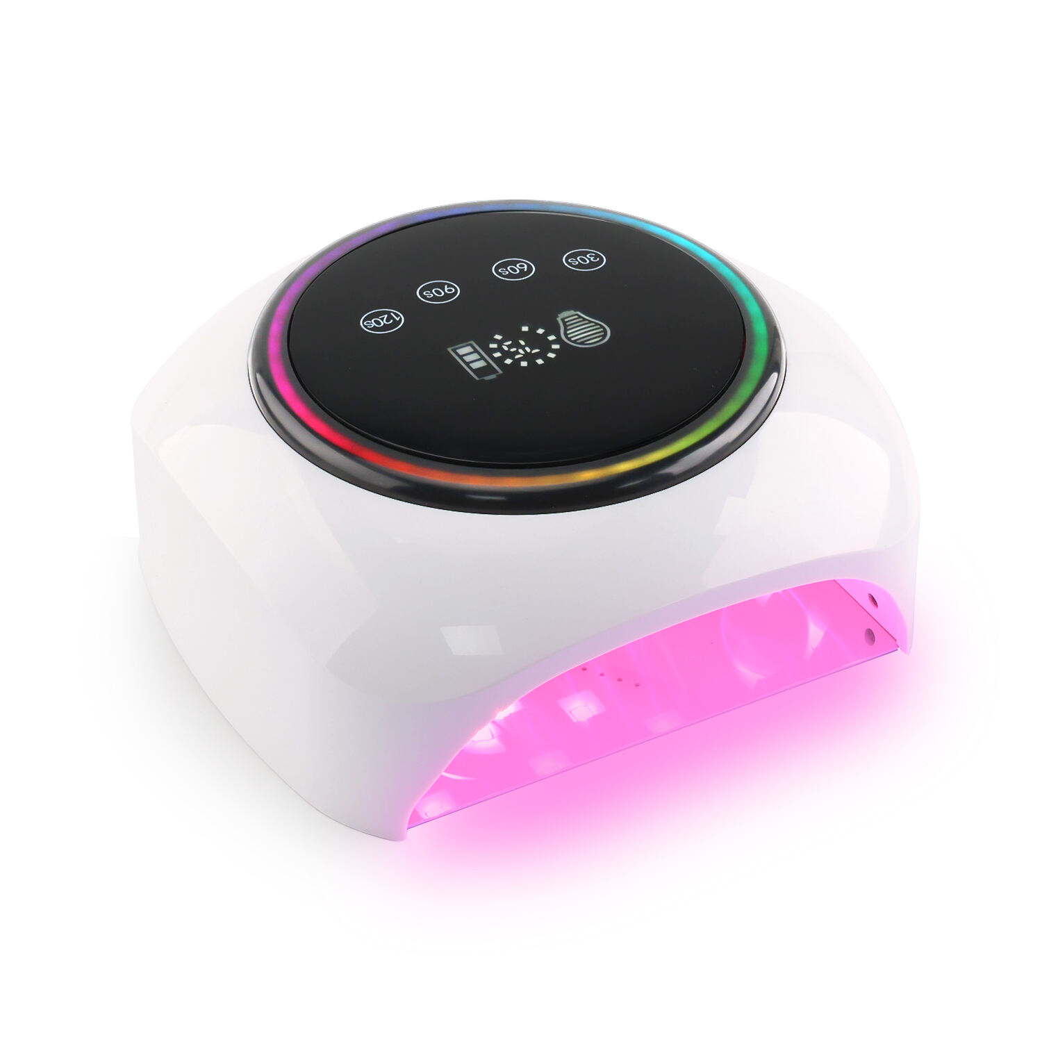 New Arrival SN484 Rechargeable 98W Cordless Pro Cure LED Nail Lamp