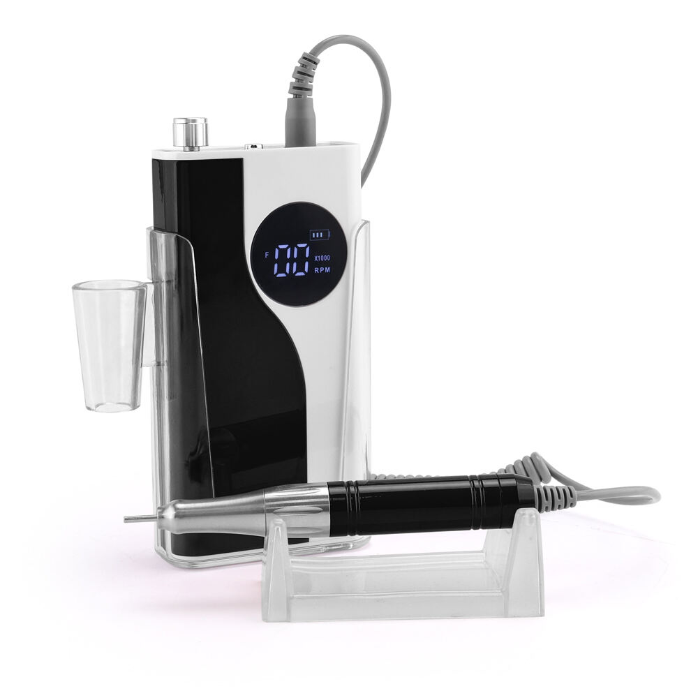 Sn370m kit de manicure sin núcleo recargable con motor para las uñas 35000rpm pulidor de manicura eléctrica pedicure herramienta para salón de belleza en el hogar OEM / ODM