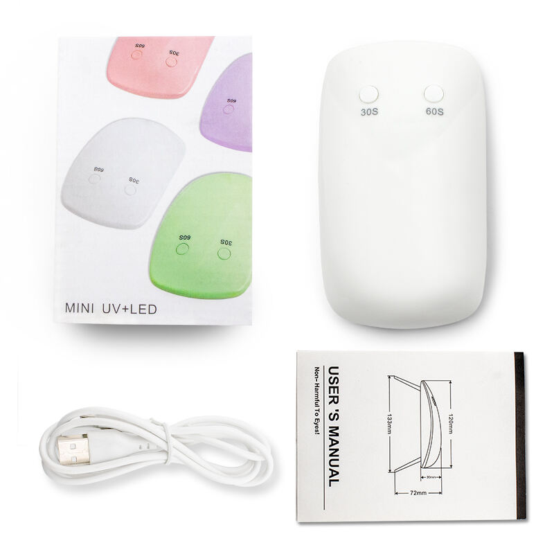 SN06 Small Mouse Shape Compact 6W Mini UV LED lamp with 6PCS Lights