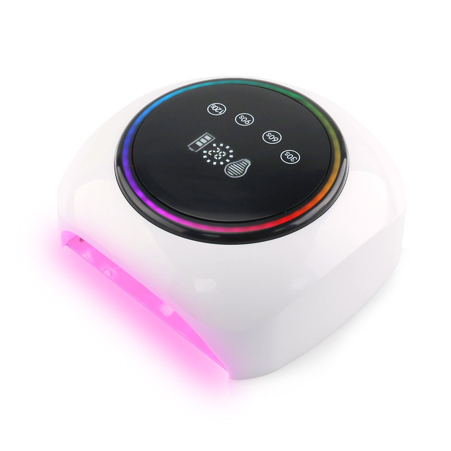 New Arrival SN484 Rechargeable 98W Cordless Pro Cure LED Nail Lamp