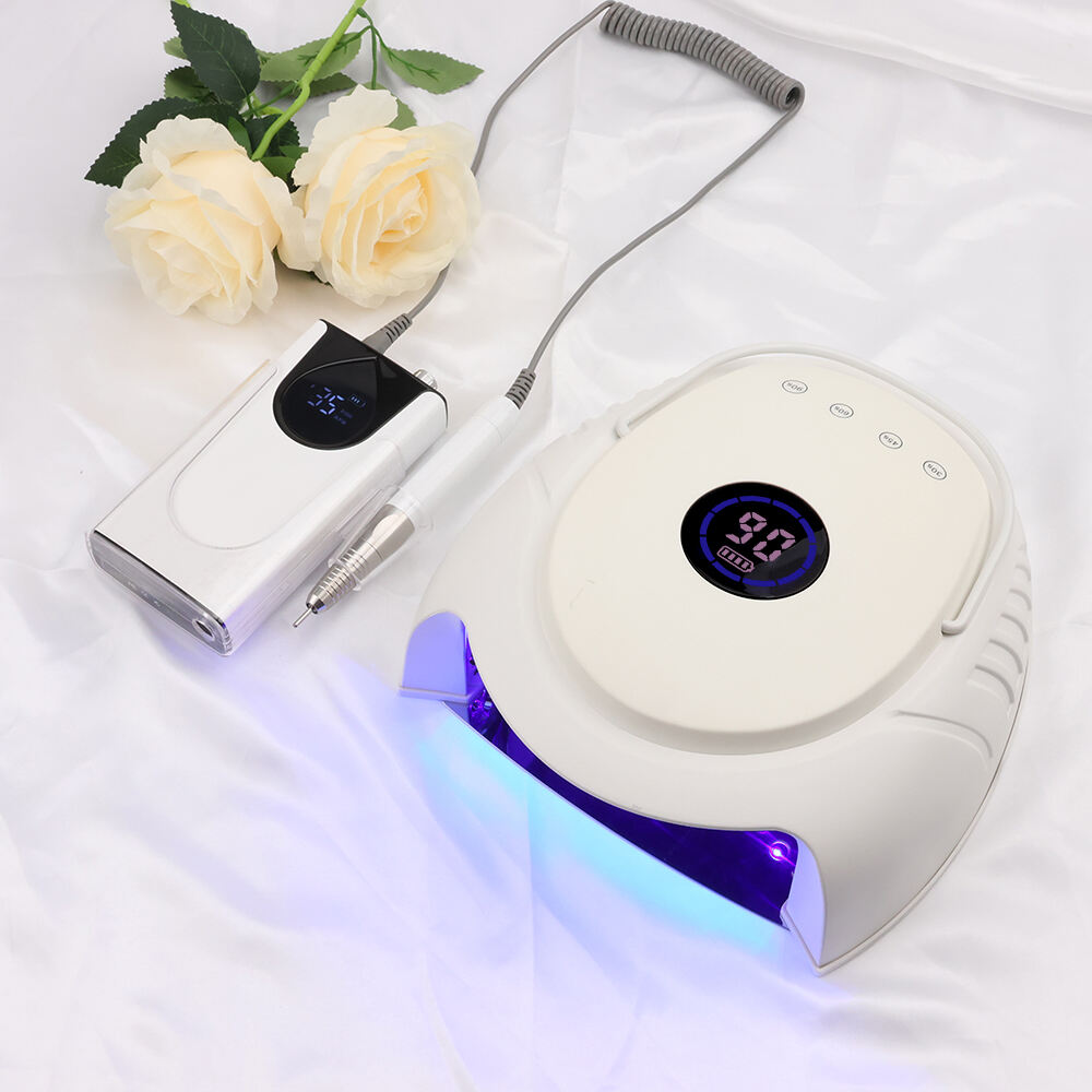 SN67 UV LED Nail Lamp 64W 28 Beads Professional Nail Dryer Gel Polish Light UV Light with 4 Timer Setting Curing Gel LED Dryer