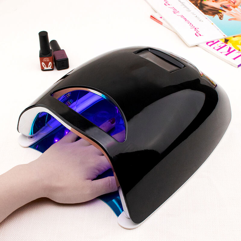 SN468 48W UV LED Nail Lamp Light Dryer for Nails Gel Polish LCD Carving Logo Cordless Gel Nail Lights Manicure Tools Home Salon Use