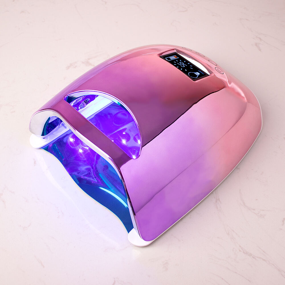 SN468 48W UV LED Nail Lamp Light Dryer for Nails Gel Polish LCD Carving Logo Cordless Gel Nail Lights Manicure Tools Home Salon Use